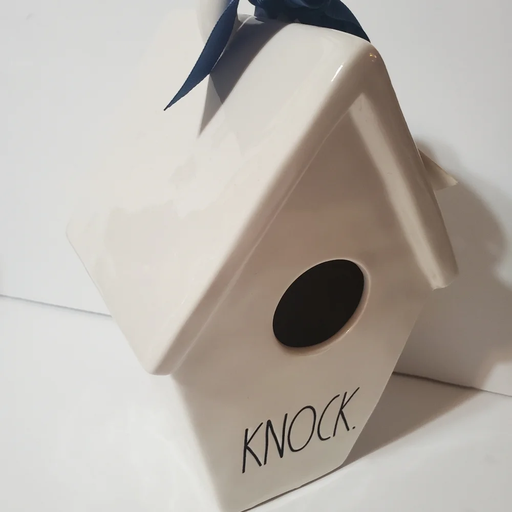 1, New Rae Dunn KNOCK birdhouse - Picture 11 of 13